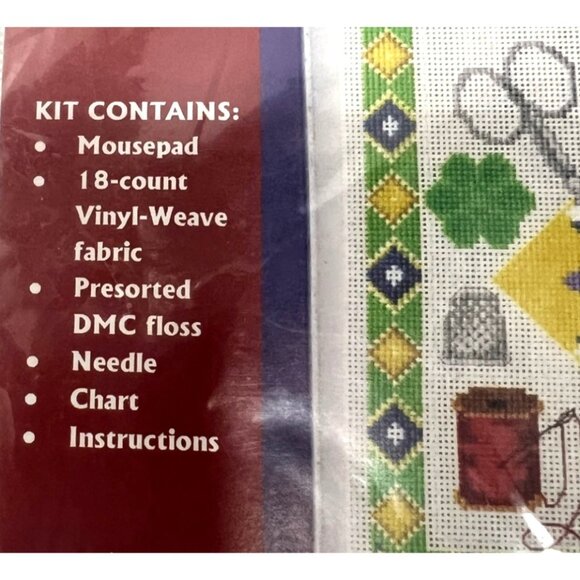 "I Love Quilting" Mousepad Kit With Vitrif-Weave For DIY Craft Enthusiasts By Da - Picture 6 of 7